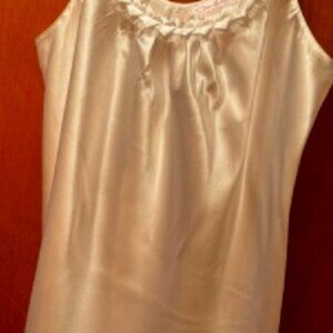 Ivory Oscar de la Renta babydoll nightgown XL